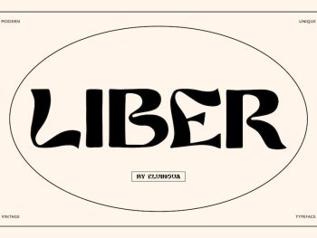 Liber retro font Yazı Tipi