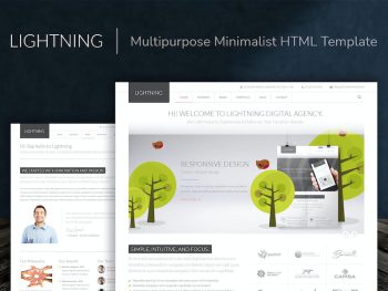 Lightning - Multipurpose Minimalist HTML Template Yazı Tipi