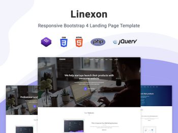 Linexon - Bootstrap 4 Landing Page Template Yazı Tipi