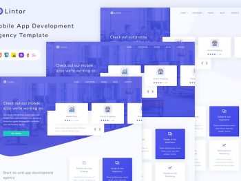 Lintor - Mobile App Development Agency Template Yazı Tipi