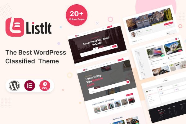 ListIt – Clasified WordPress Teması