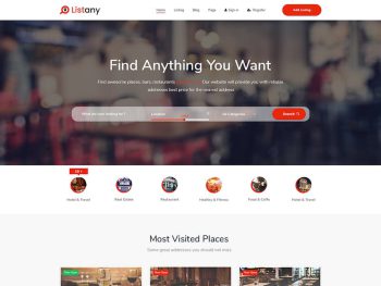 Listany - Directory and Listings HTML Template Yazı Tipi