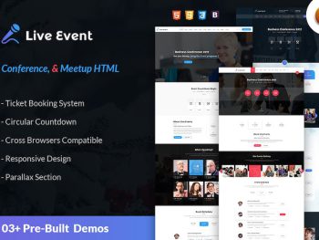 Live Event - Conference & Meetup HTML Template Yazı Tipi