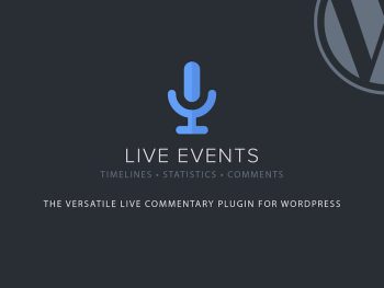 Live Events WordPress Eklentisi