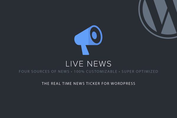 Live News - Real Time News Ticker WordPress Eklentisi