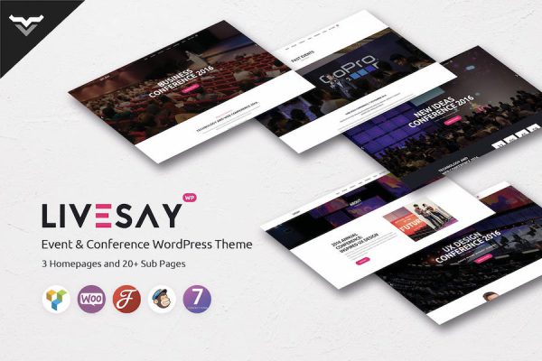 Livesay - Event & Conference WordPress Teması