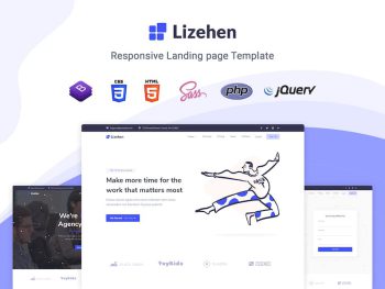 Lizehen - Landing Page Template Yazı Tipi