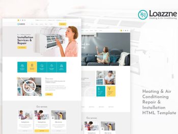 Loazzne - Heating & Air Conditioning Services HTML Yazı Tipi