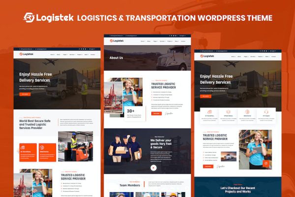 Logistek - Logistics & Transportation WordPress Teması