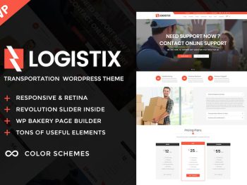Logistix - Transportation WordPress Teması
