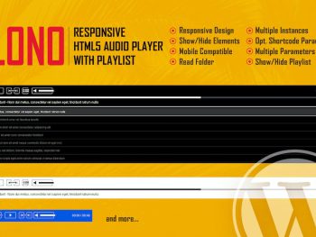 Lono - Responsive HTML5 Audio Player With Playlist WordPress Eklentisi