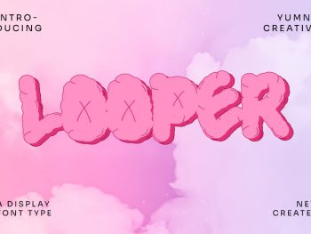 Looper - Bold Playful Font Yazı Tipi