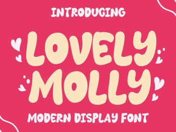 Lovely Molly - A Modern Playful Font Yazı Tipi