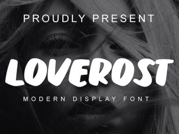 Loverost - Handwritten Font Yazı Tipi