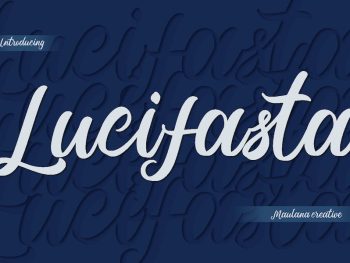 Lucifasta Script Font Yazı Tipi