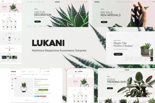 Lukani - Plant Theme for WooCommerce WordPress Teması