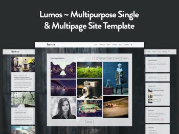 Lumos - Multipurpose Single/Multi-page Template Yazı Tipi