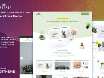 Lustria - MultiPurpose Plant Store WordPress Teması