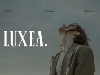 Luxea Typeface Yazı Tipi