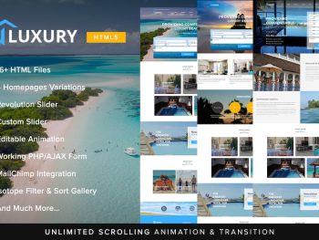 Luxury Interactive Hotel Template Yazı Tipi