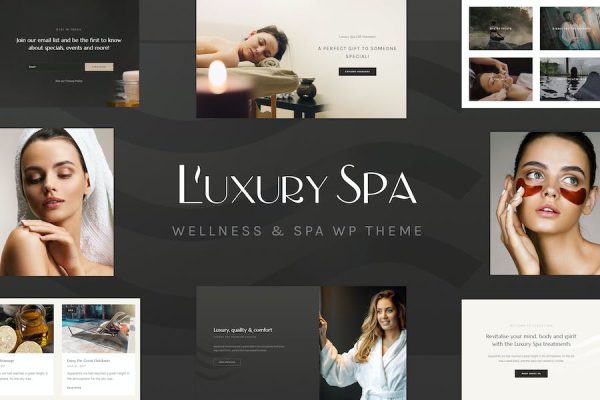 Luxury Spa - Beauty Spa & Wellness Resort Theme WordPress Teması