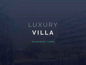 Luxury Villa - Property Showcase WordPress Teması