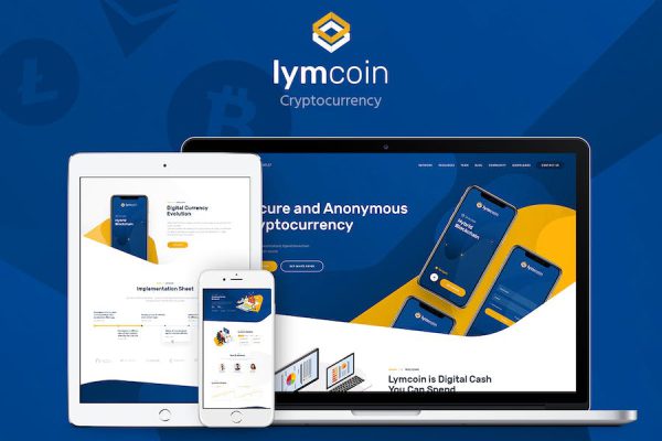 Lymcoin - Cryptocurrency & ICO WordPress Teması