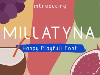 MILLATYNA || Happy Playfull Font Yazı Tipi