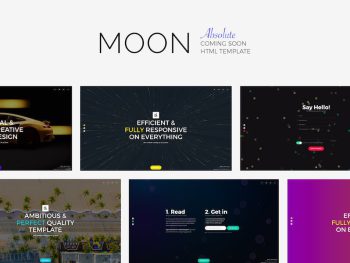 MOON - Absolute Coming Soon Template Yazı Tipi