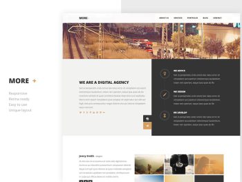 MORE Creative One Page Template Yazı Tipi