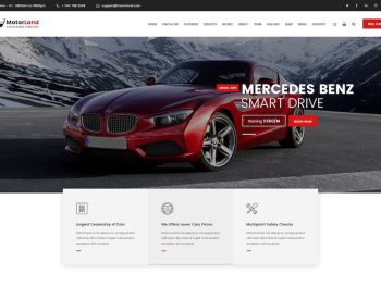 MOTORLAND - Car Dealer Template Yazı Tipi