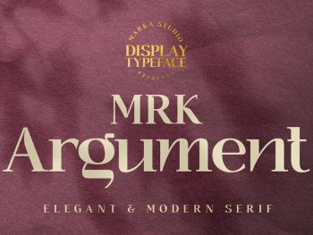 MRK Argument Modern Display Font Yazı Tipi