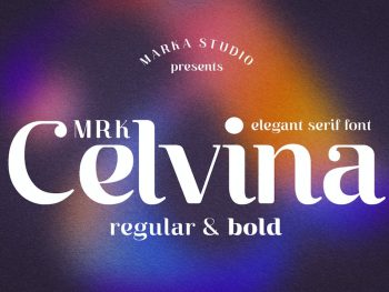 MRK Celvina modern serif font Yazı Tipi