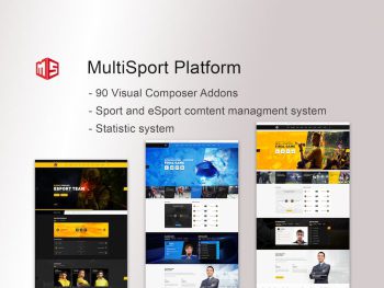 MSP - MultiSport & eSport WordPress plugin WordPress Eklentisi