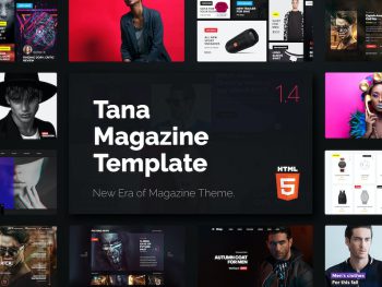 Magazine Tana - News Music Movie Blog Fashion HTML Yazı Tipi