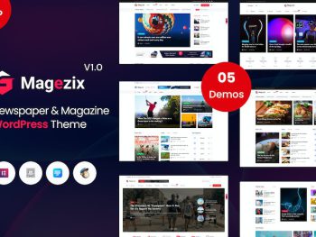 Magezix - Newspaper & Magazine WordPress Teması