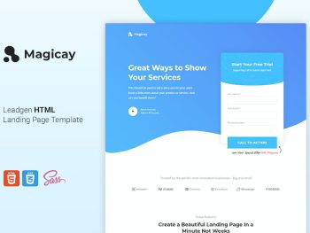 Magicay - Business HTML Landing Page Template Yazı Tipi
