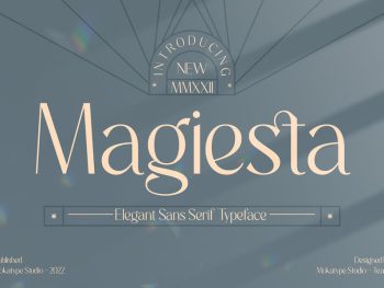 Magiesta - Elegant Display Sans Serif Yazı Tipi