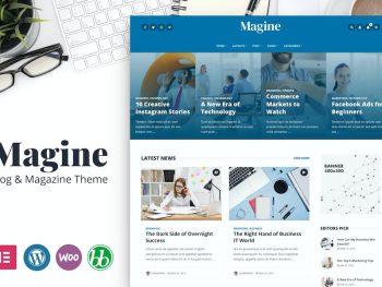 Magine - Business Blog WordPress Teması