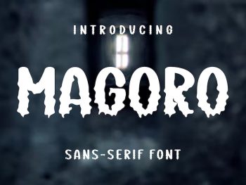 Magoro Font Yazı Tipi
