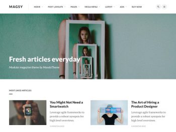 Magsy - Modular Magazine & Blog Theme WordPress Teması