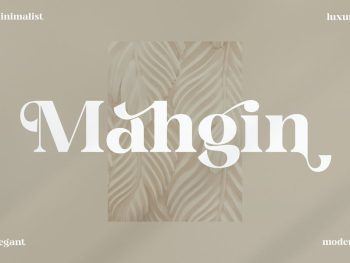 Mahgin Display Font Yazı Tipi