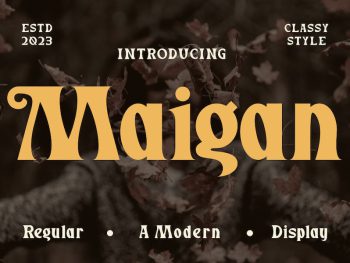 Maigan Font Yazı Tipi