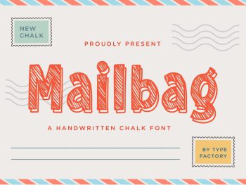 Mailbag - Playful Chalk Font Yazı Tipi
