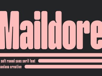 Maildore Soft Round Sans Serif Font Yazı Tipi