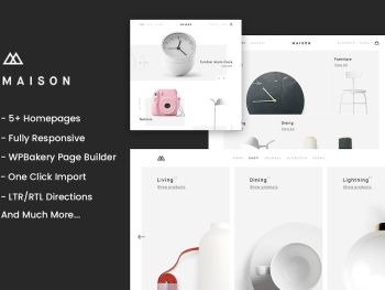 Maison - Minimalist eCommerce WordPress Teması