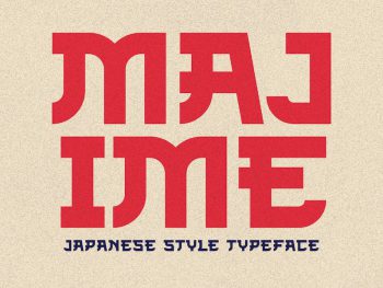 Majime - Japanese Typeface Yazı Tipi