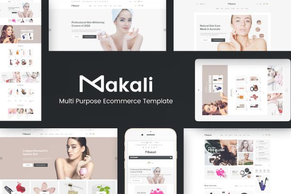 Makali - Cosmetics & Beauty Theme for WooCommerce WordPress Teması