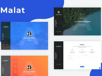 Malat - Bootstrap Personal Resume Template Yazı Tipi