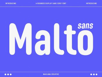 Malto Display Sans Yazı Tipi